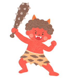 医療の赤鬼イラスト