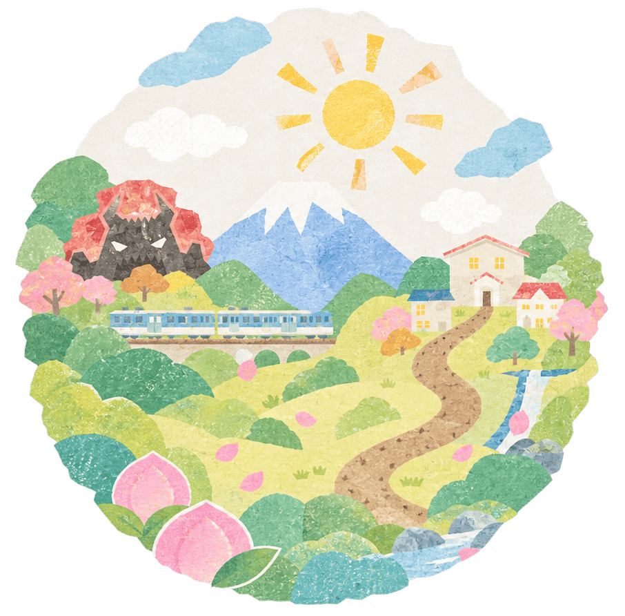 回る村の背景