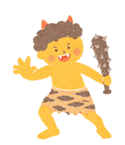 生活の黄鬼イラスト